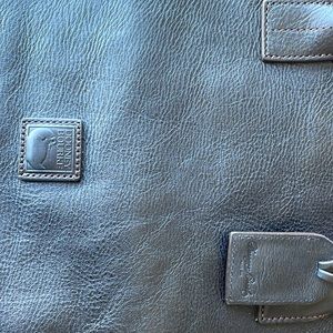 Dooney and Bourke black leather bag